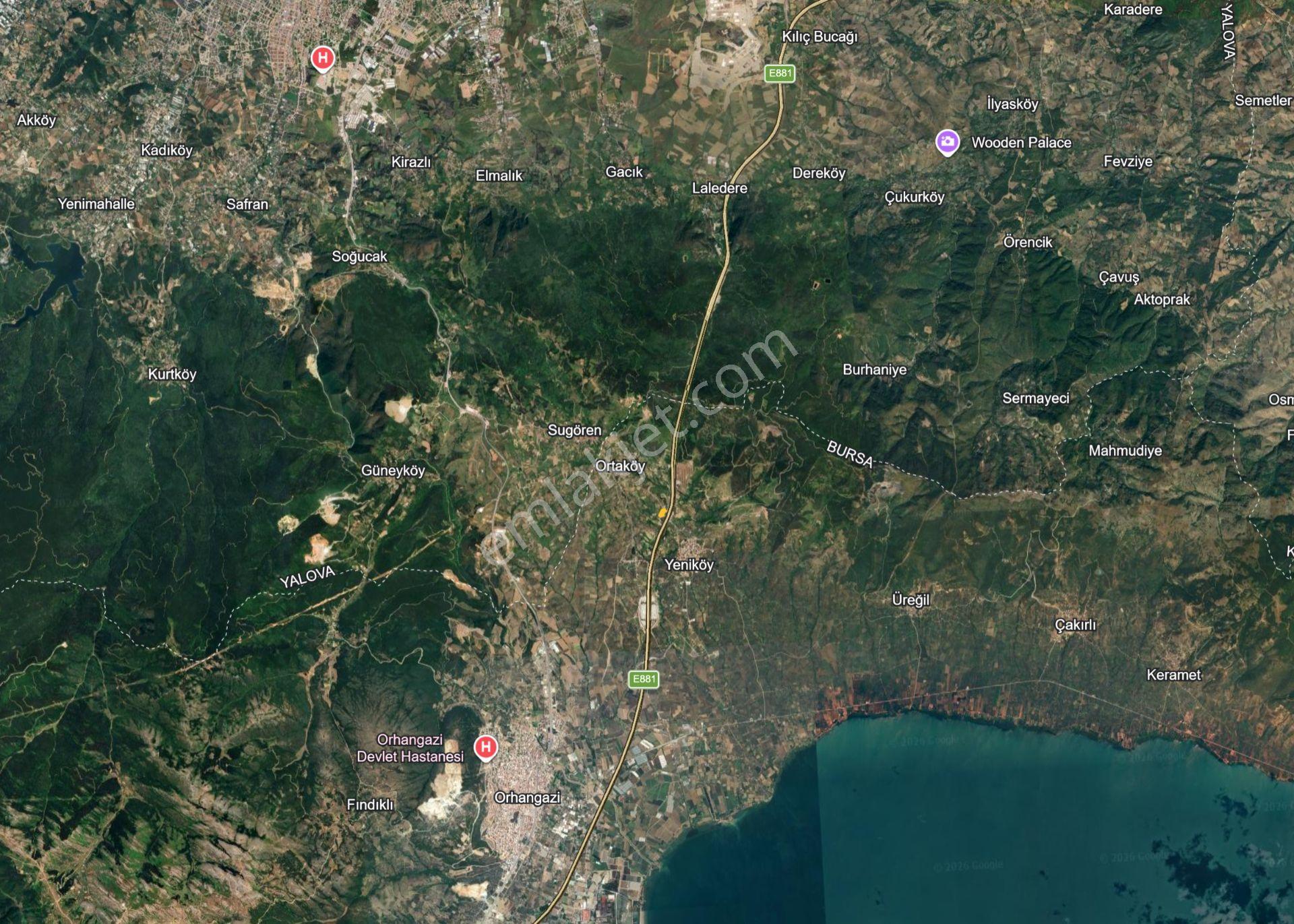 Orhangazi Ortaköy'de Tem'e Yakın 8.300m² Yola Cephe Fırsat Arazi - Görsel 14