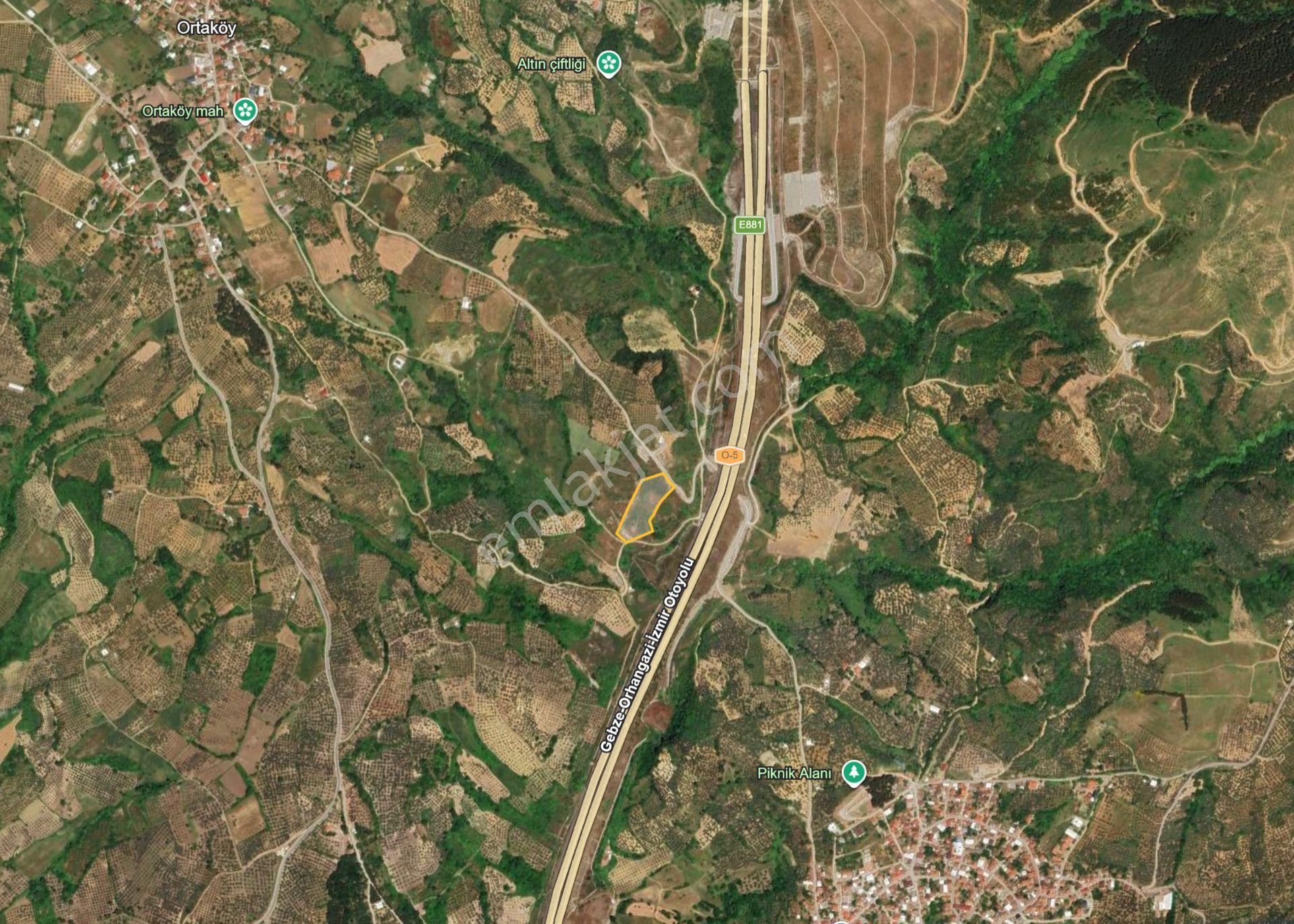 Orhangazi Ortaköy'de Tem'e Yakın 8.300m² Yola Cephe Fırsat Arazi - Görsel 6