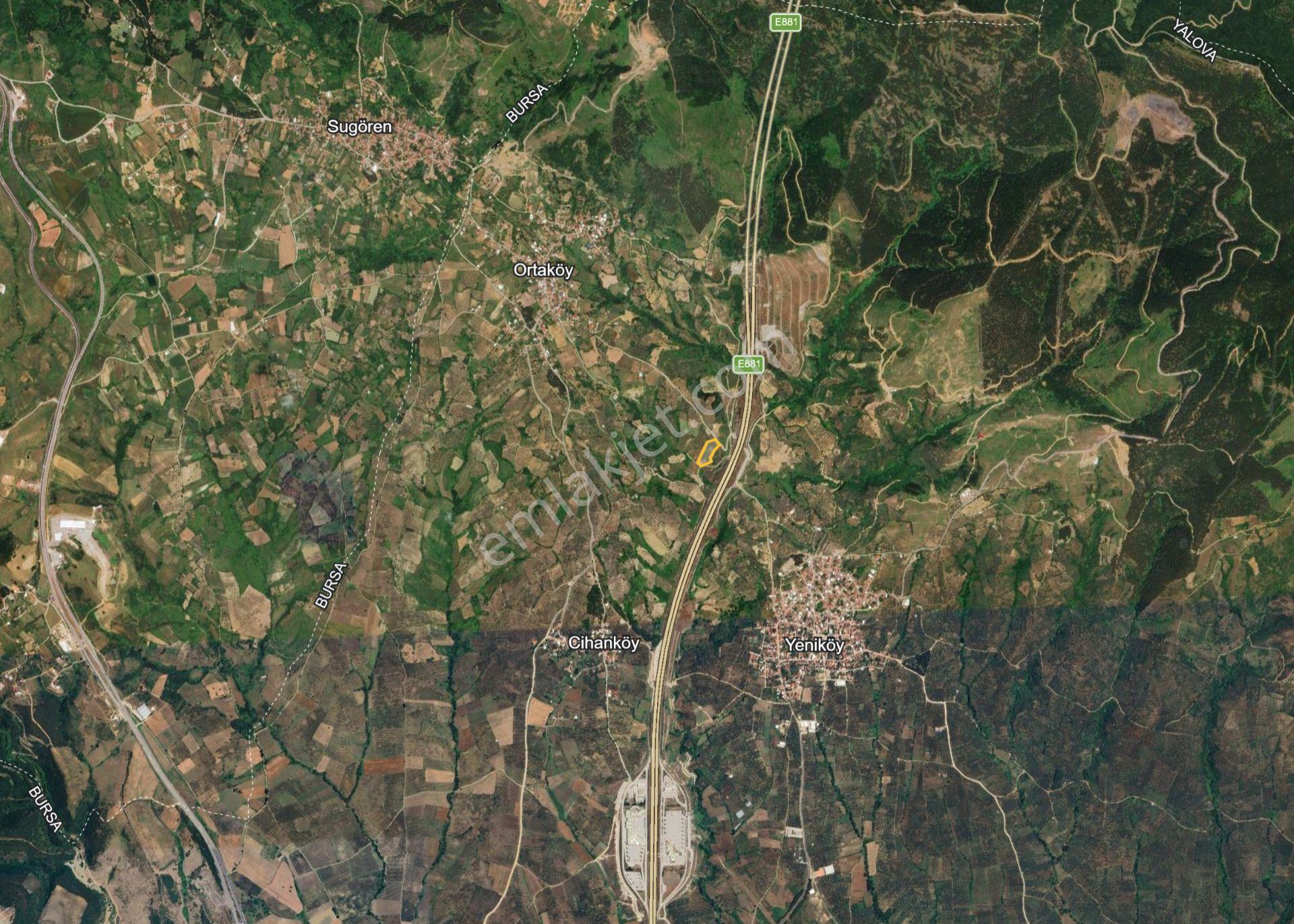Orhangazi Ortaköy'de Tem'e Yakın 8.300m² Yola Cephe Fırsat Arazi - Görsel 9