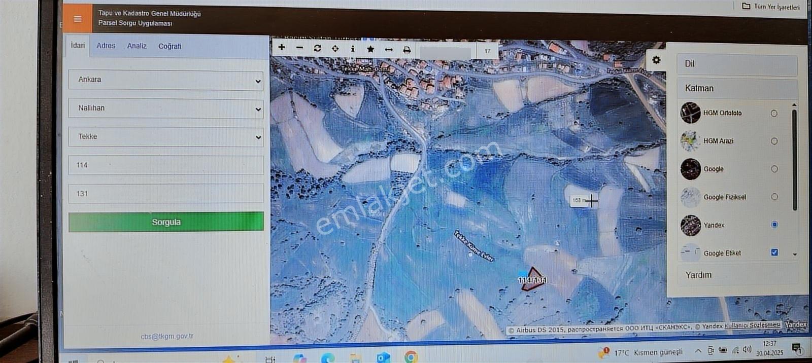 Nallıhan Köye Yakın Hobi Bahçesi Fiyatına Tek Tapu Arsa Takas Lı - Görsel 13