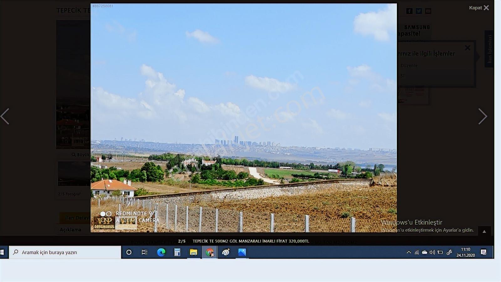 Tepecikte İmarlı Göl Manzaralı 710 M2 Fiyat 7600,000tl Vip Emlak - Görsel 14
