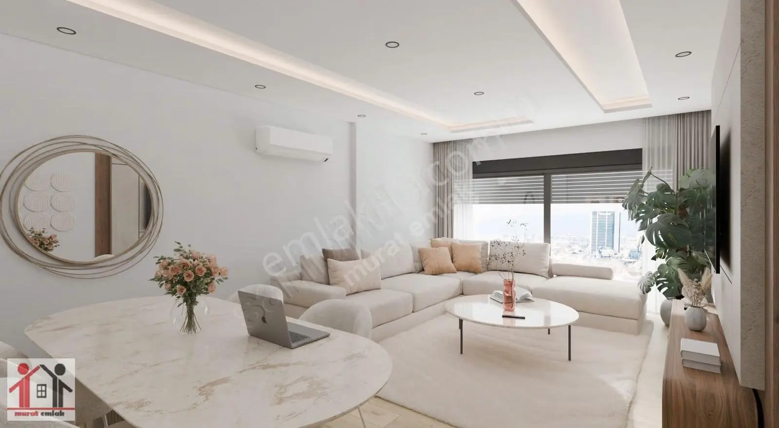 Konyaaltı Pınarbaşında Ultralüx Sıfır 2+1 Katda Lüx Daire