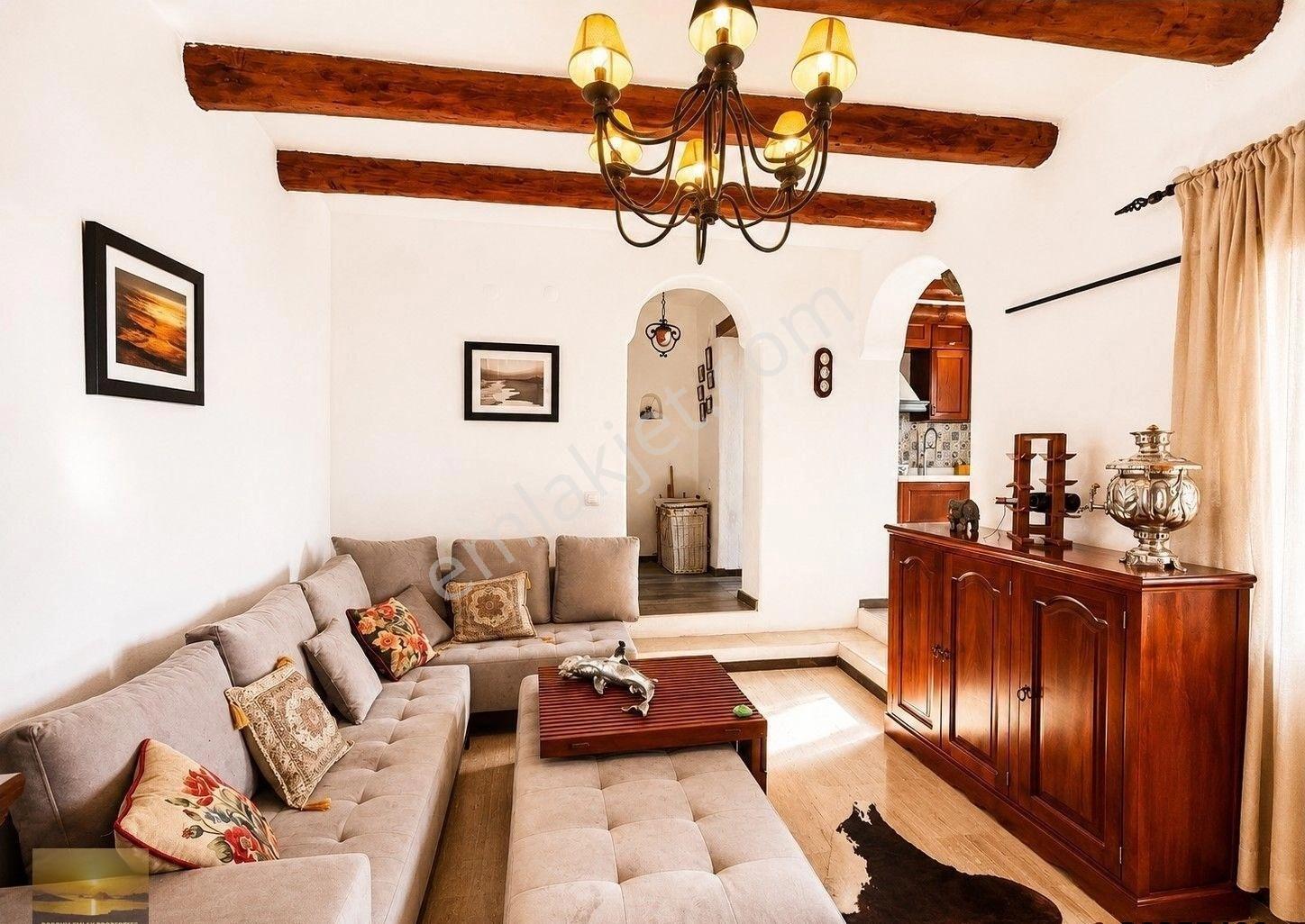 Bodrumda Satılık Villa Muhteşem Deniz Ve Günbatımı Manzaralı Ev - Görsel 19