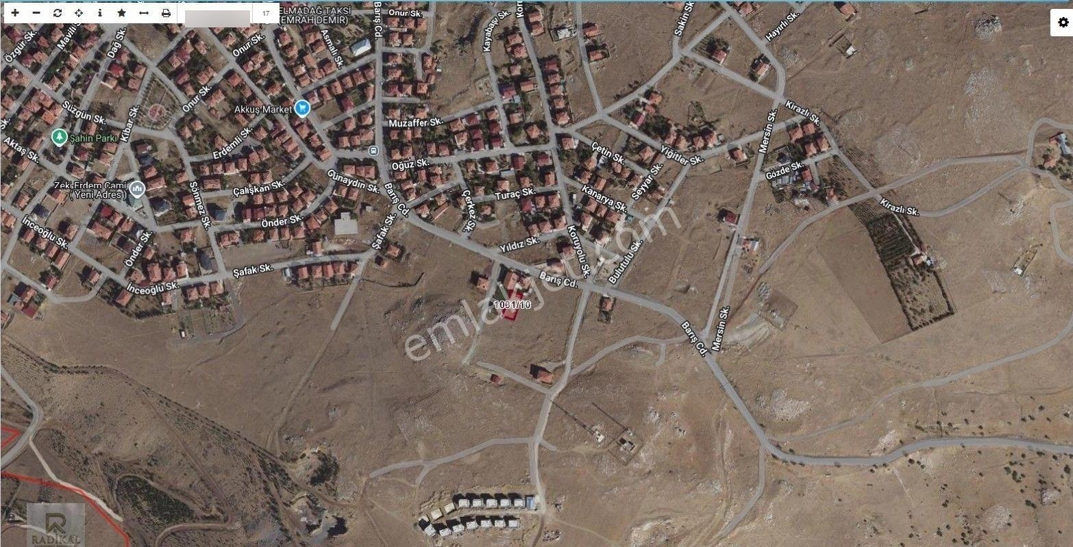 Ankara Elmadağ Kurtuluş'ta Net 580m2 Kök Tapulu İmarlı Satılık Villa Arsası .......... - Görsel 8