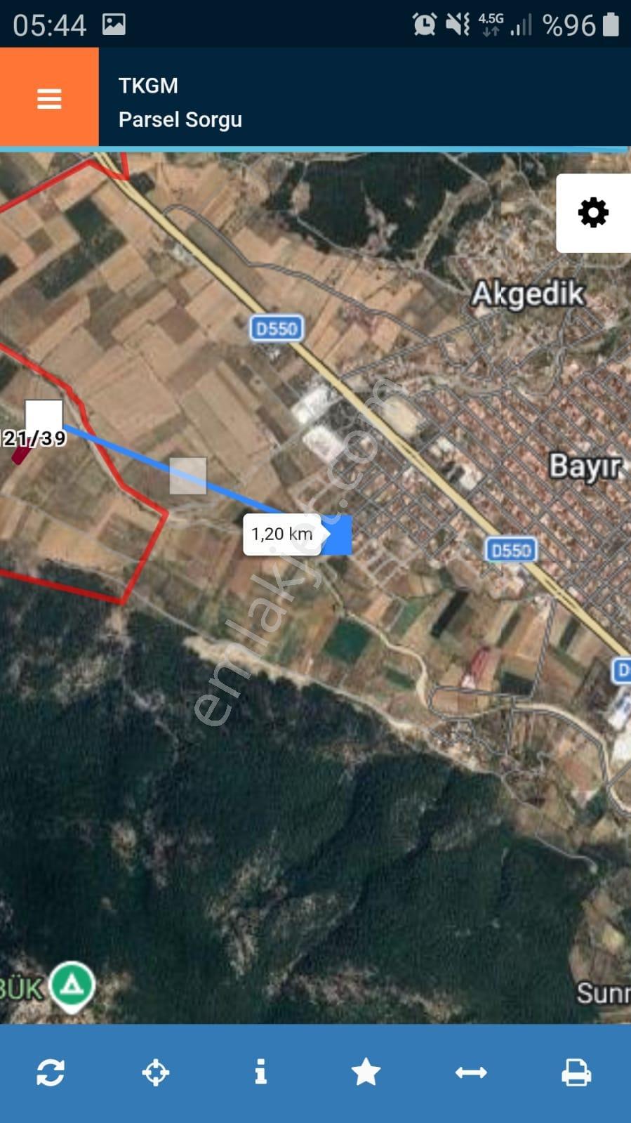 Muğla Yatağan Bahçeyaka'da Satılık Tarla-zeytinlik-bahçe - Görsel 3