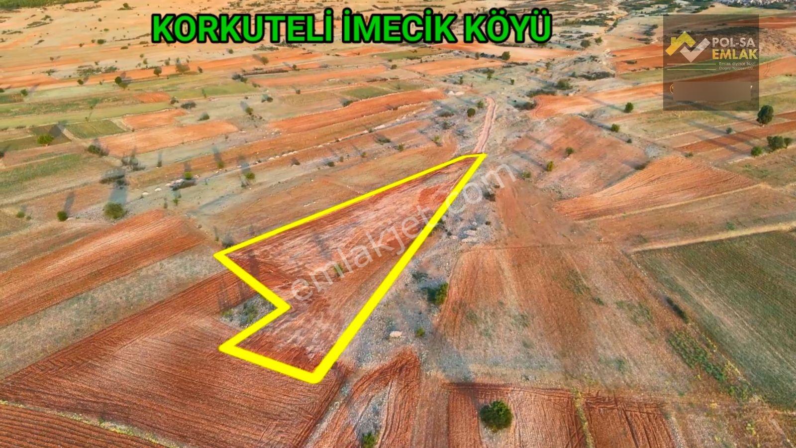 Korkuteli İmecik Köyü Satılık 5.128m2 Tarla Arazi Yolu Var - Görsel 8