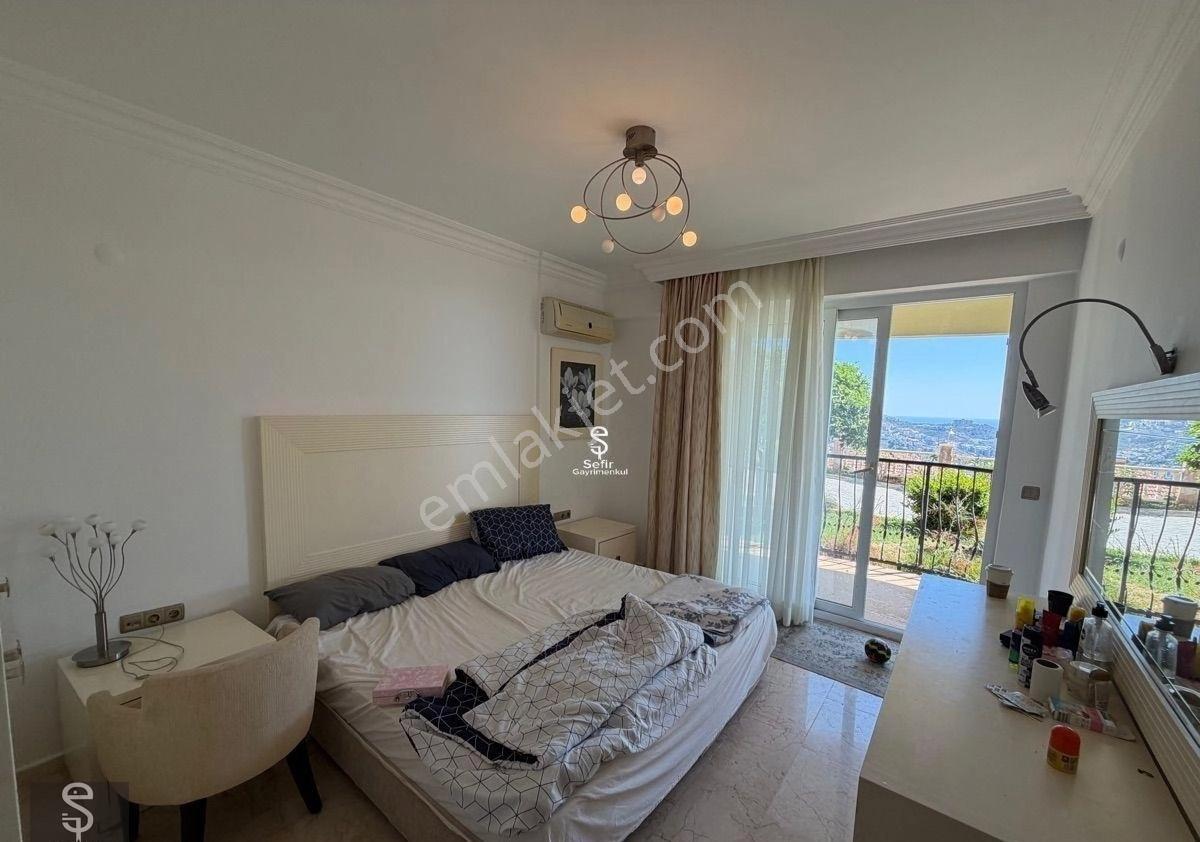 Alanya Gold Cıtyde Satılık 3+1 Deniz Manzaralı Eşyalı Bahçe Dubleksi Daire - Görsel 10
