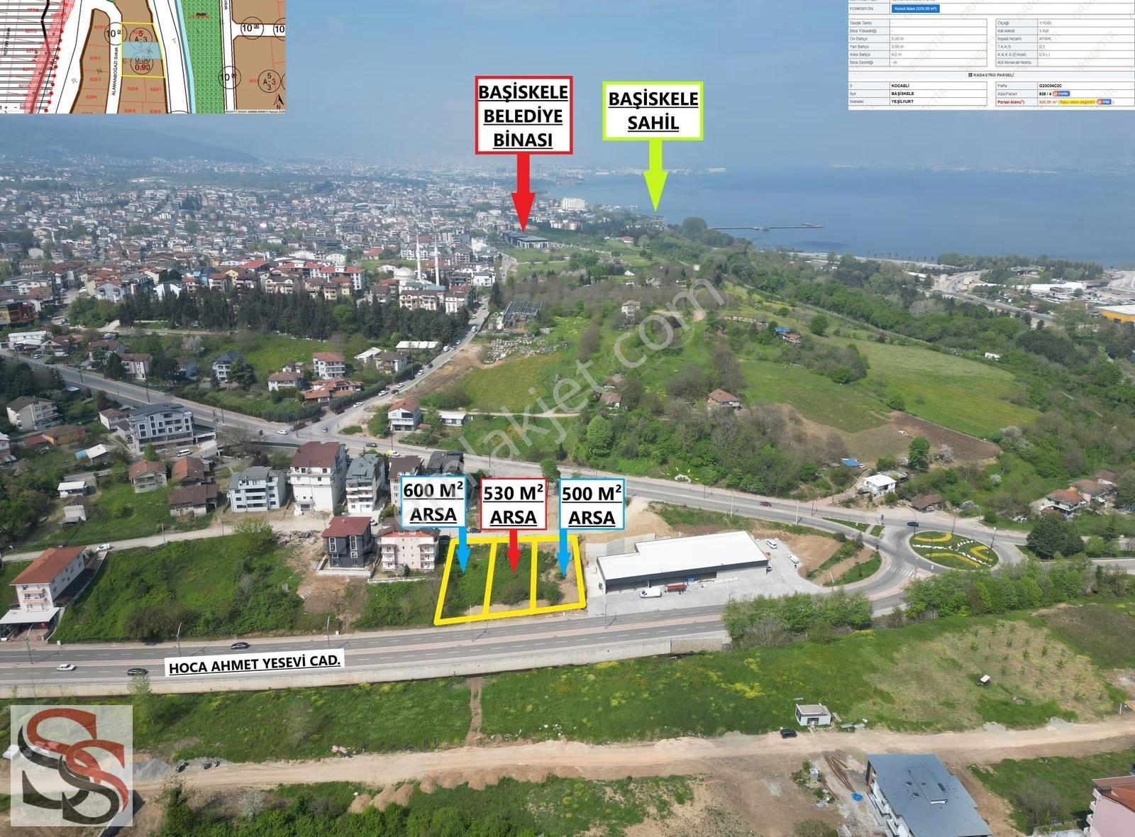 Başiskele Yuvacık'ta Ana Cadde Üzeri 500 M² % 30 - 3 Kat İmarlı