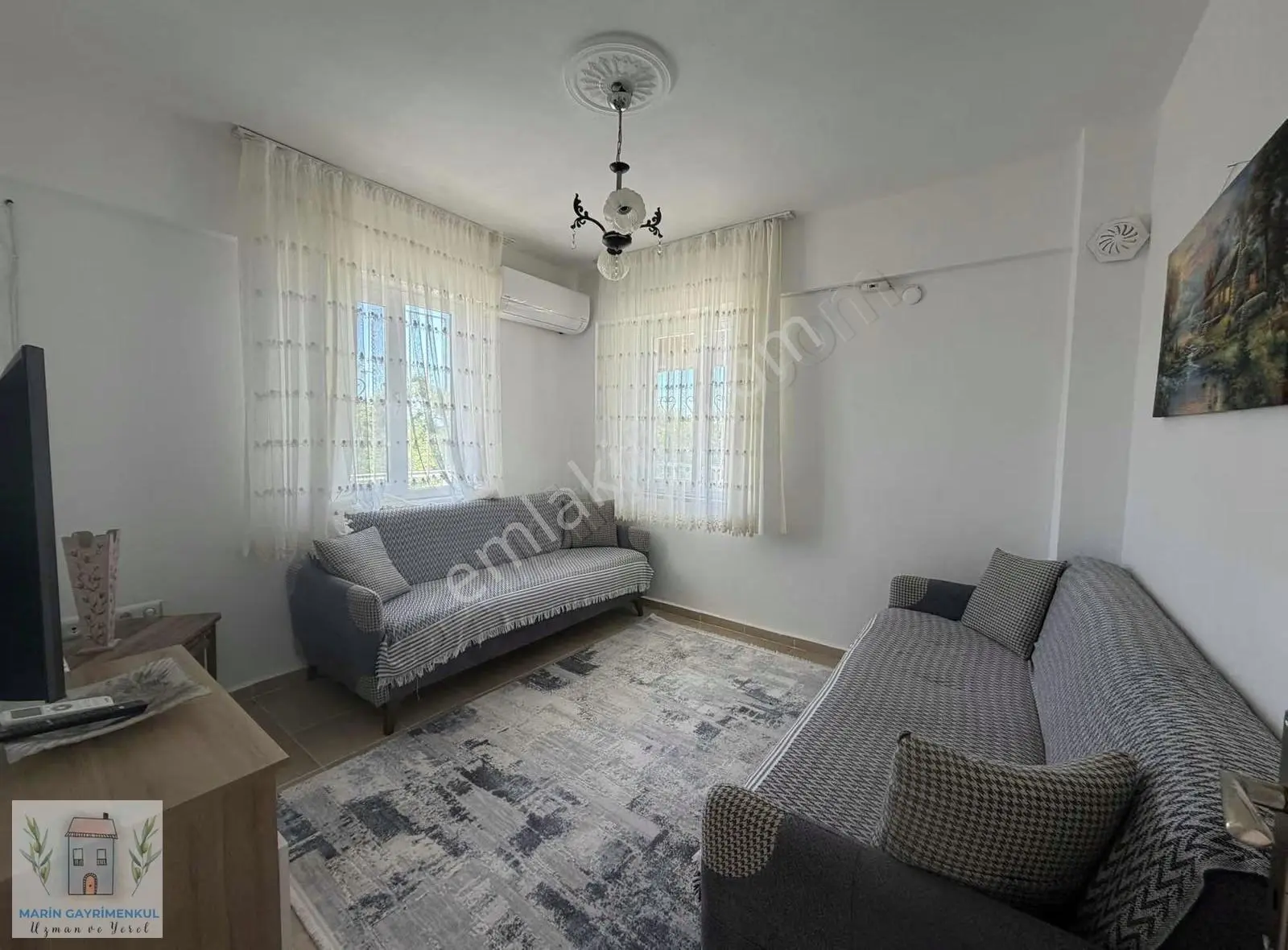 Marin'den Palamutbükü, Denize 500m, 2+1 Eşyalı Kiralık Daire - Görsel 4