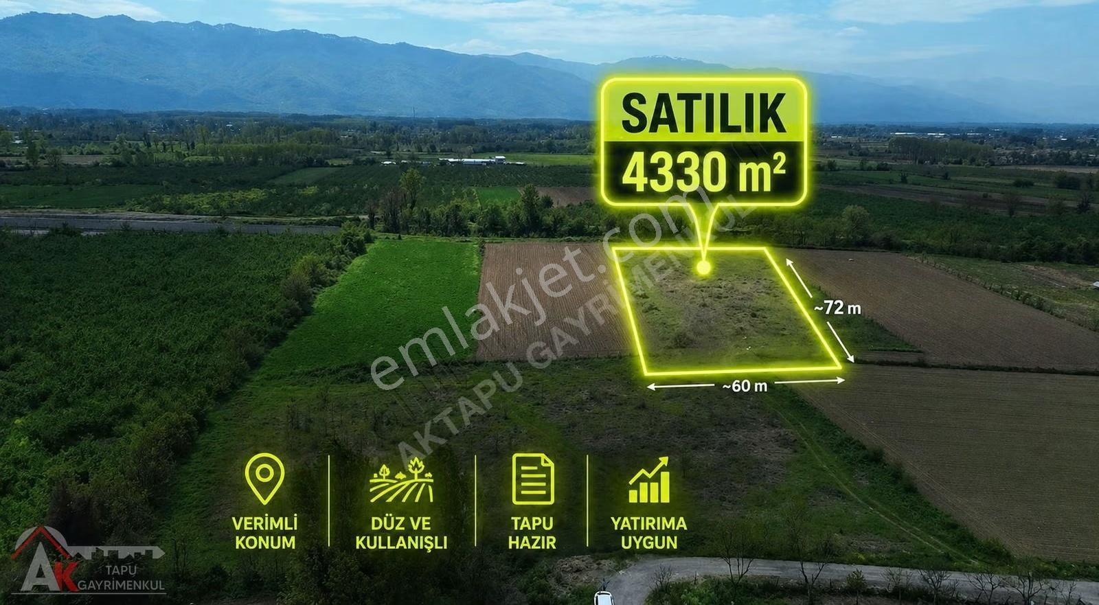 Aktapudan Aziziyede Yatırım Fırsatı 4330m2 Ticari Konut Arsa