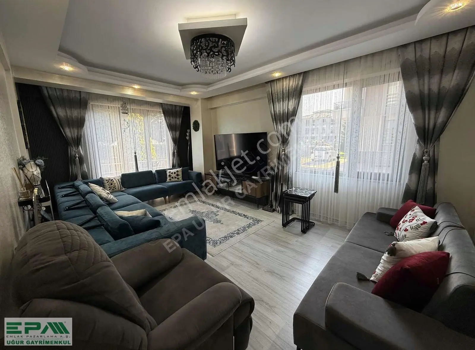 Epa Uğur'dan Koçyazı'da İçi Yapılı Zemin Kat 3+1 Satılık Daire