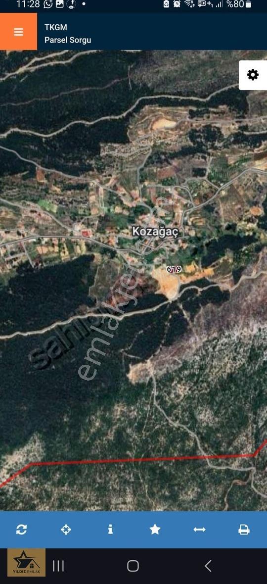 Muğla'nın Yaylası Kozağaç Mah Satılık Manzaralı Bakımlı Arsa - Görsel 5