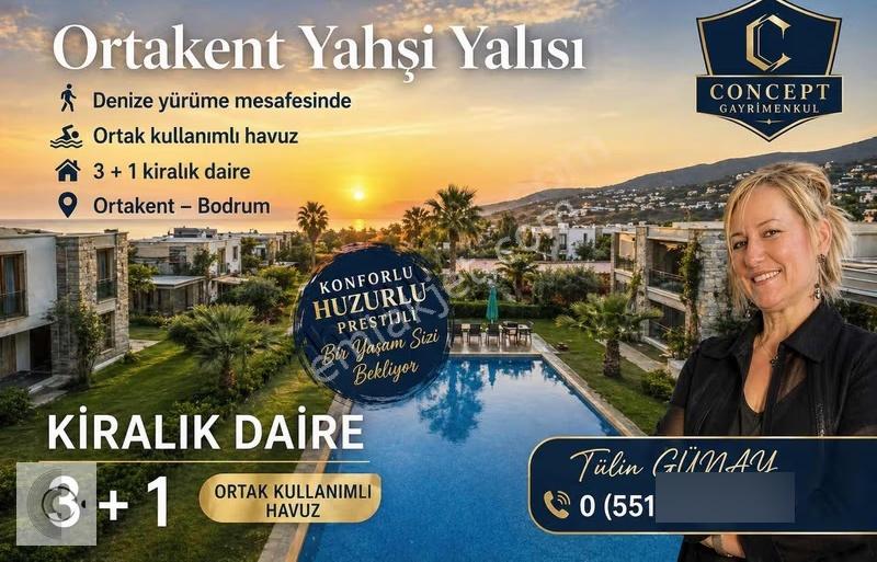 Ortakent Yahşi En Değerli Sitede | 3+1 Kiralık Havuzlu Daire - Görsel 2