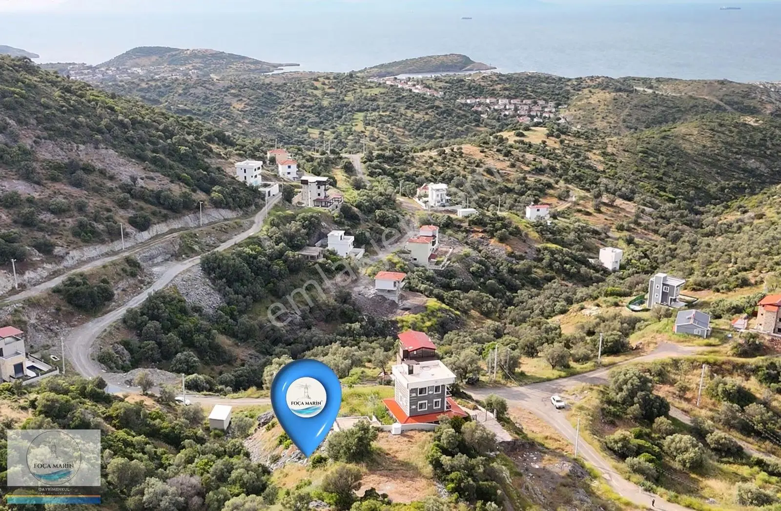 Foça Sazlıca'da Fırsat! İmarlı 247 M2 Villa Arsası - Görsel 3