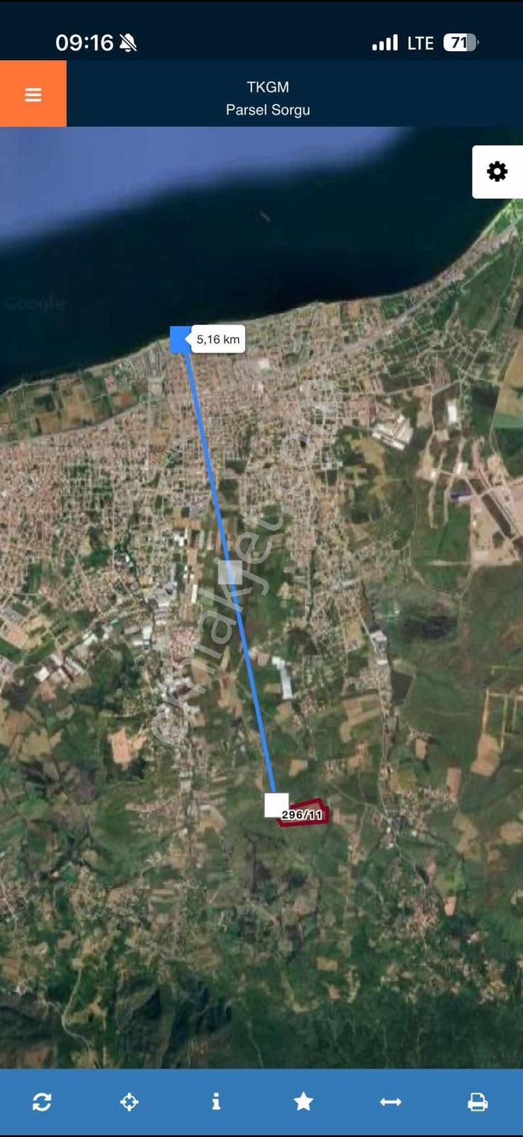 105 Dönümde 275 M2 Hisse Deniz Manzaralı - Görsel 3