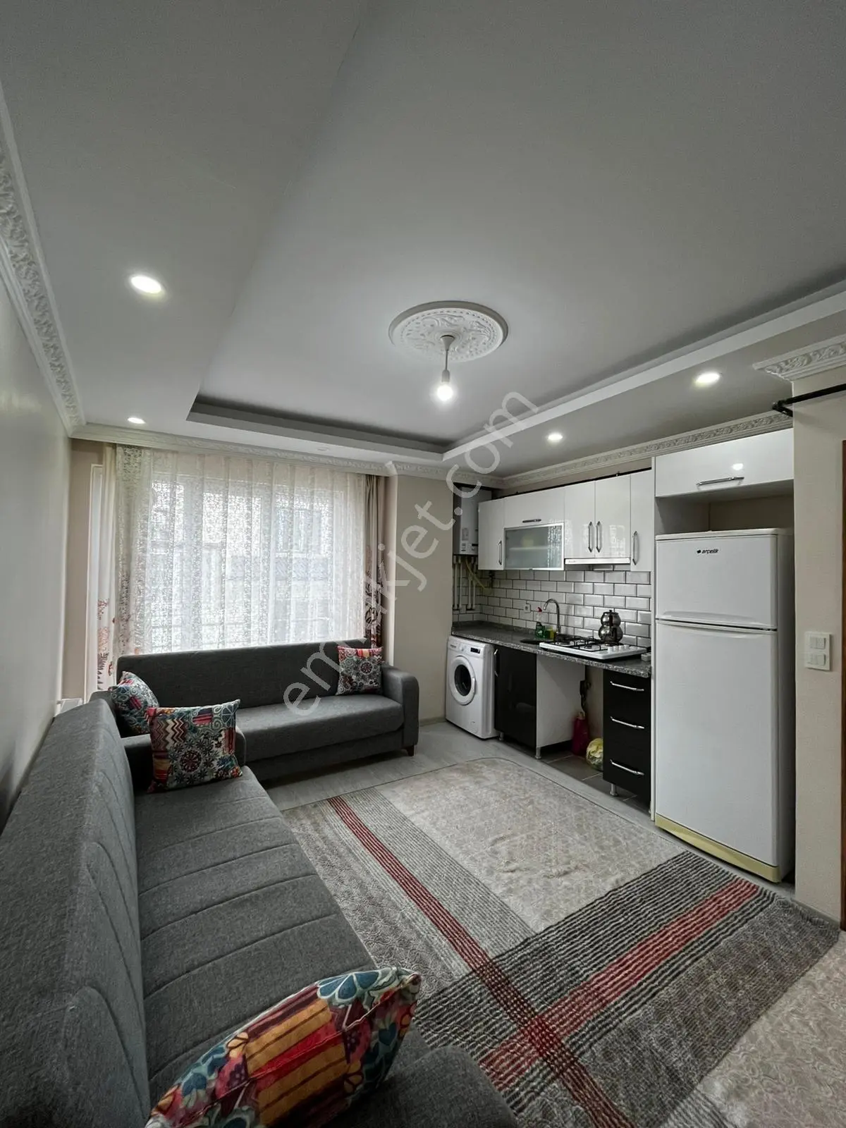 Karakaş Mahallesi Çarşı Merkezi 1+1 Eşyalı Kiralık Daire - Görsel 15