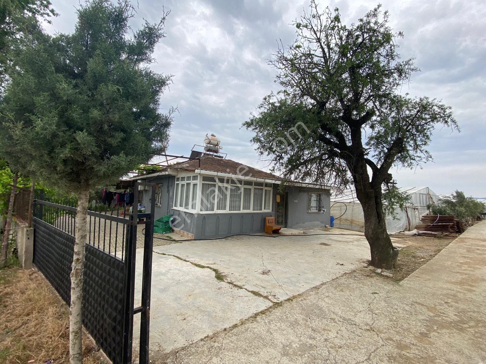 Menderes Altıntepe Mah.de Tek Tapulu 3664m2 İçerisinde Hazır Evi Olan Süper Satılık Bağ Bahçe(tarla)
