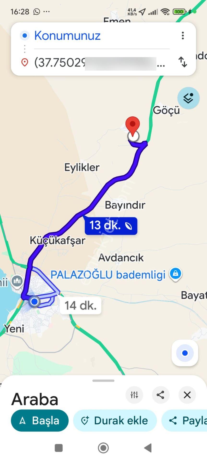 Konya Beyşehir İsaköy Mah De Satılık Hobi Bahçe Yeri - Görsel 3