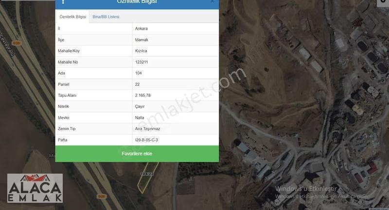 Kızılca 'da Toki Yanında İmar Planlama Kapsamında 278 M2 - Görsel 5