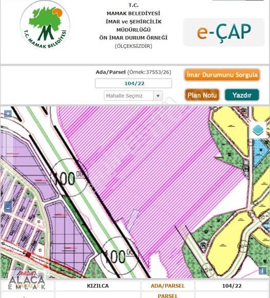 Kızılca 'da Toki Yanında İmar Planlama Kapsamında 278 M2 - Görsel 2