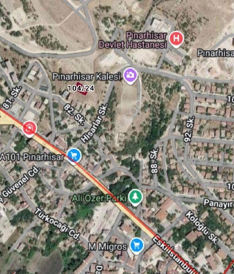 Satılık 506 M2 Arsa Pınarhisar Merkez - View 3