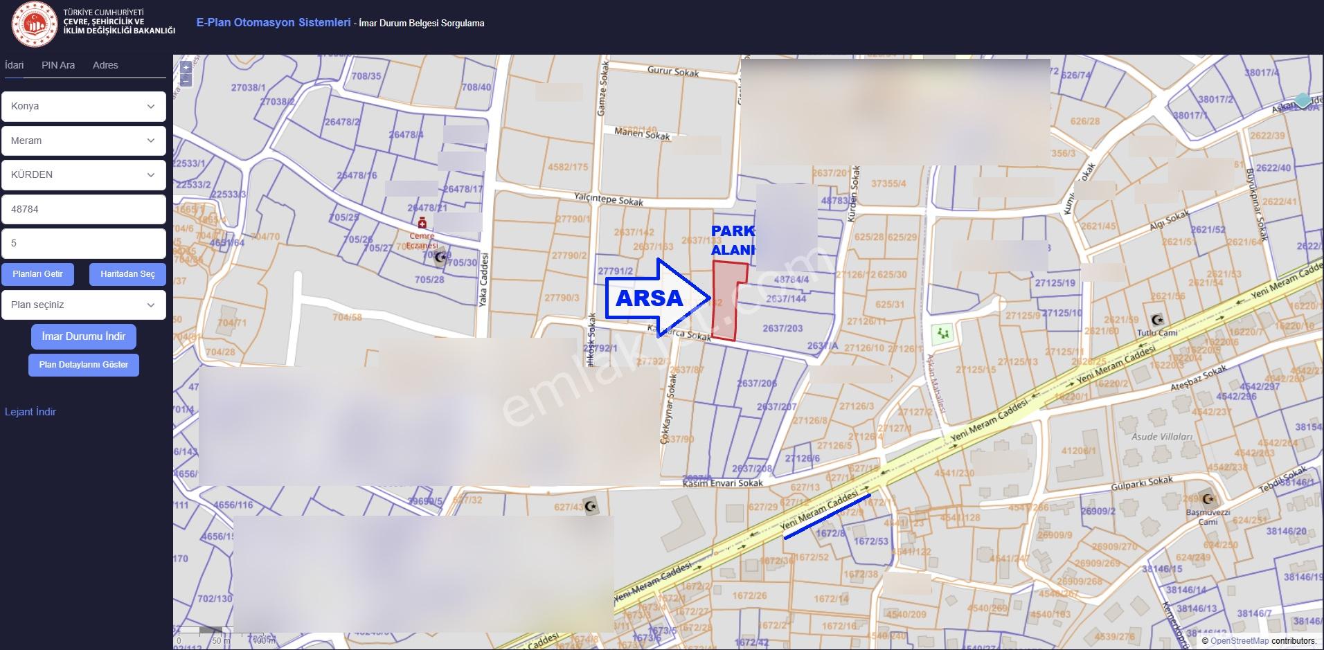Meram'ın Kalbinde Bir Rüya ! 2682 M2 Müstakil Hayalinizdeki Arsa - Görsel 19