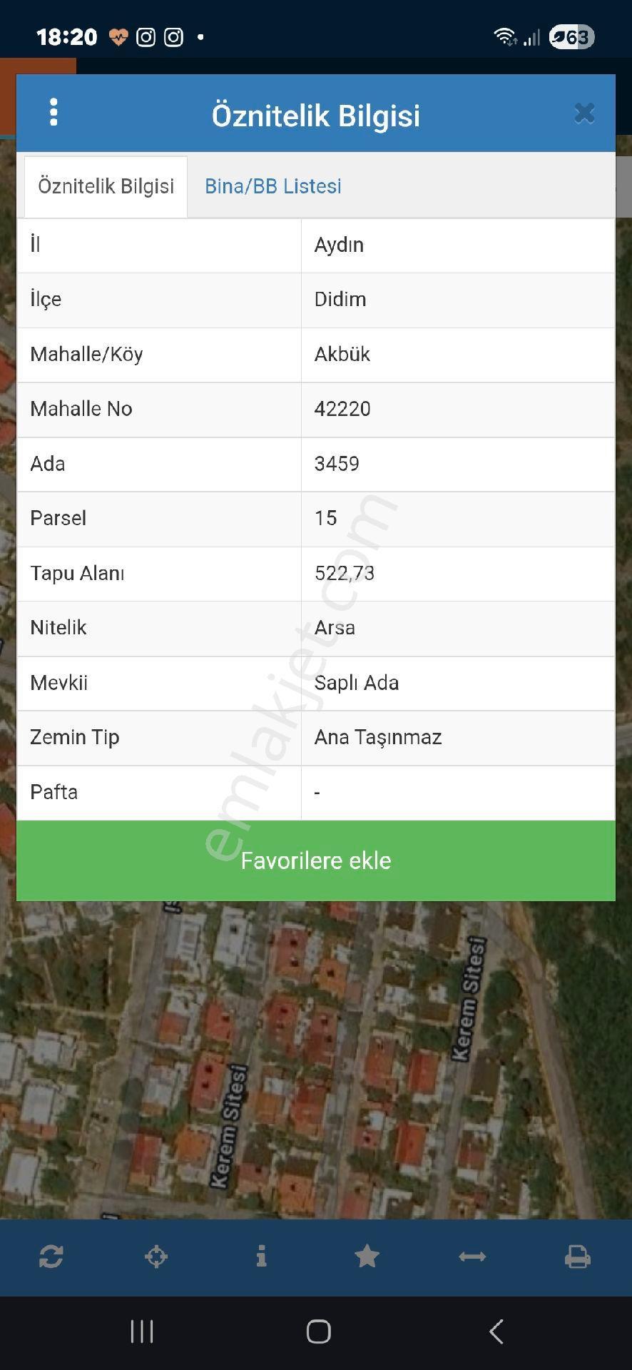 Didim Akbük 522 M2 Arsa