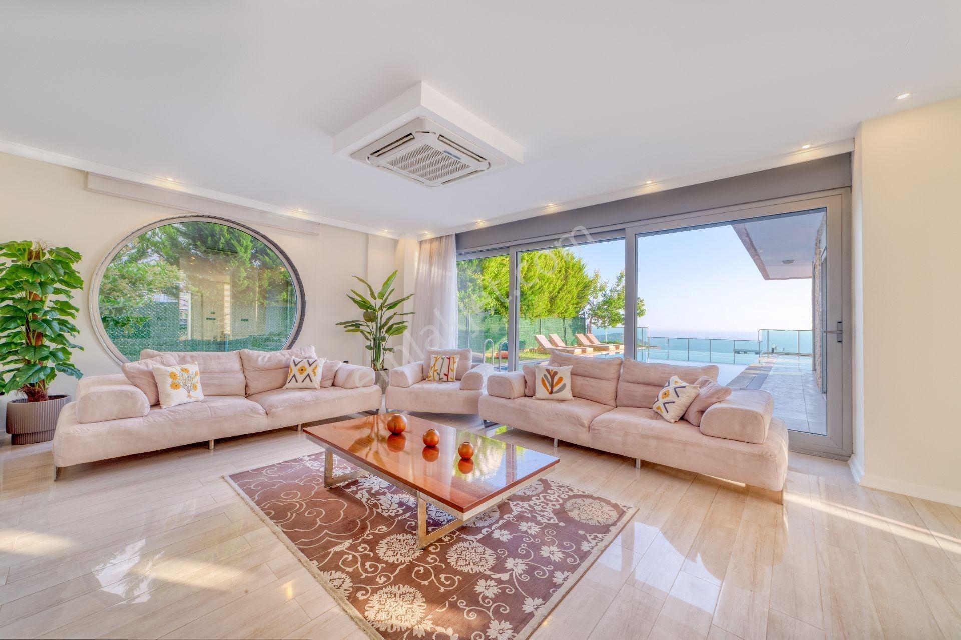 Alanya Bektaş’ta Panoramik Manzaralı, Özel Havuzlu 5+1 Lüks Tripleks Villa - Görsel 7
