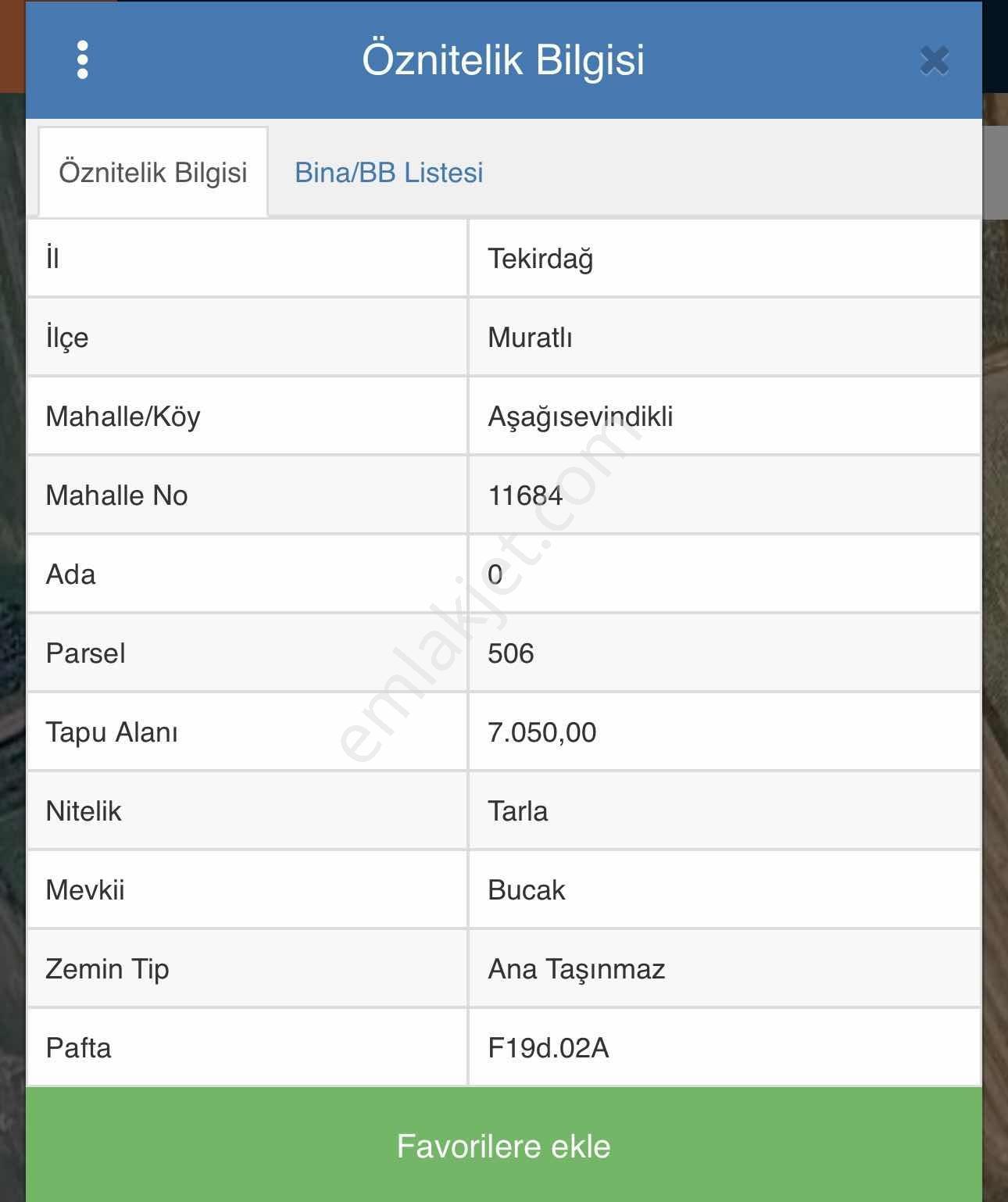 Tekirdağ / Muratlı / Aşağısevindikli / 7050 M2 / Tarla / Osb - Görsel 5