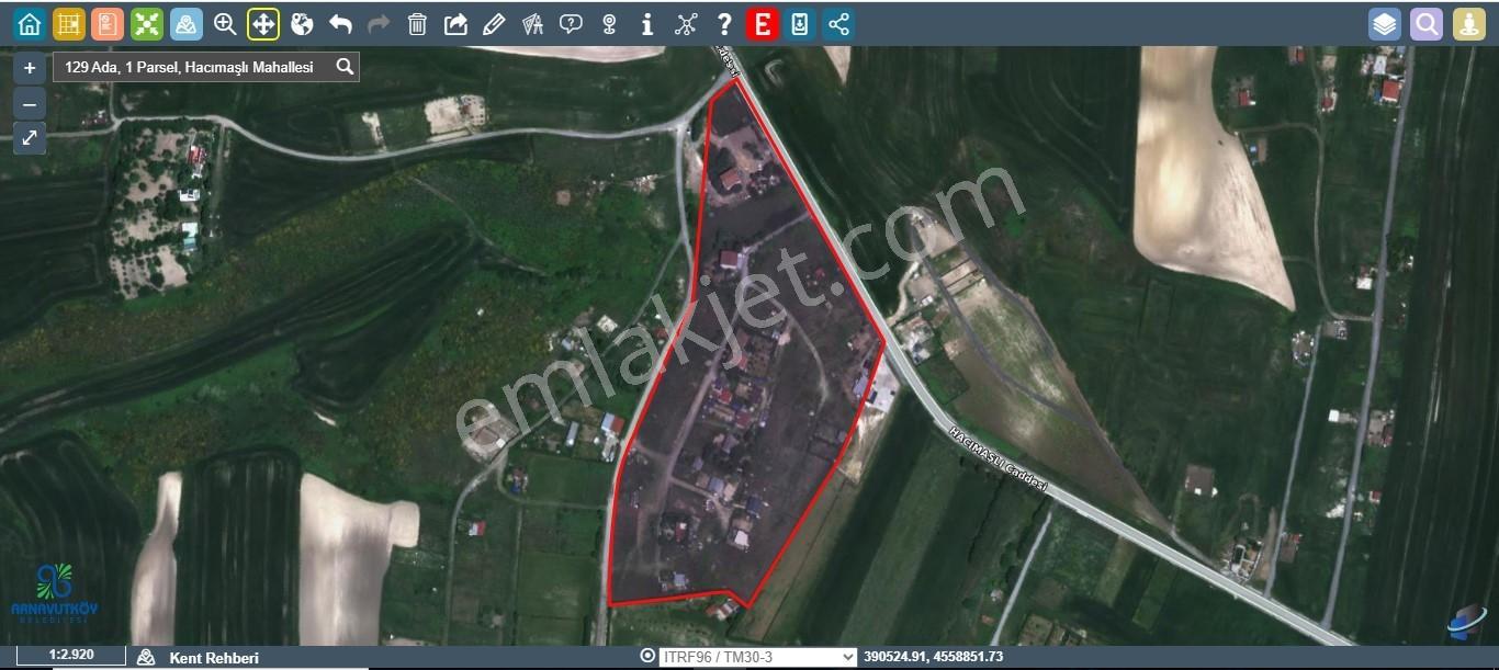 Arnavutköy Hacımaşlıda Satılık Çaplı Muvafakatnameli 415m Arsa.