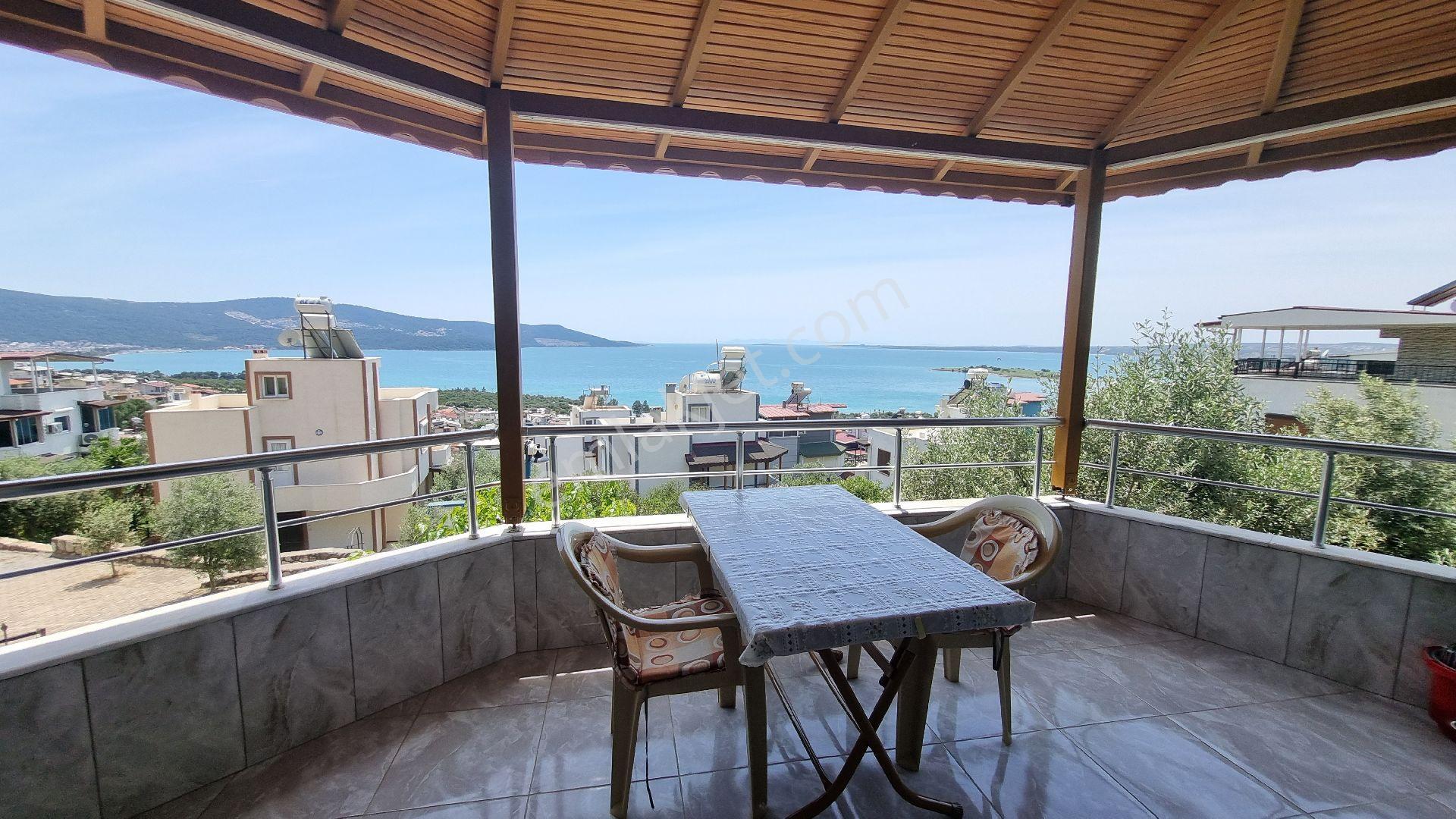 Didim Akbük De Full Deniz Manzaralı Satılık Triblex Ev - Görsel 26