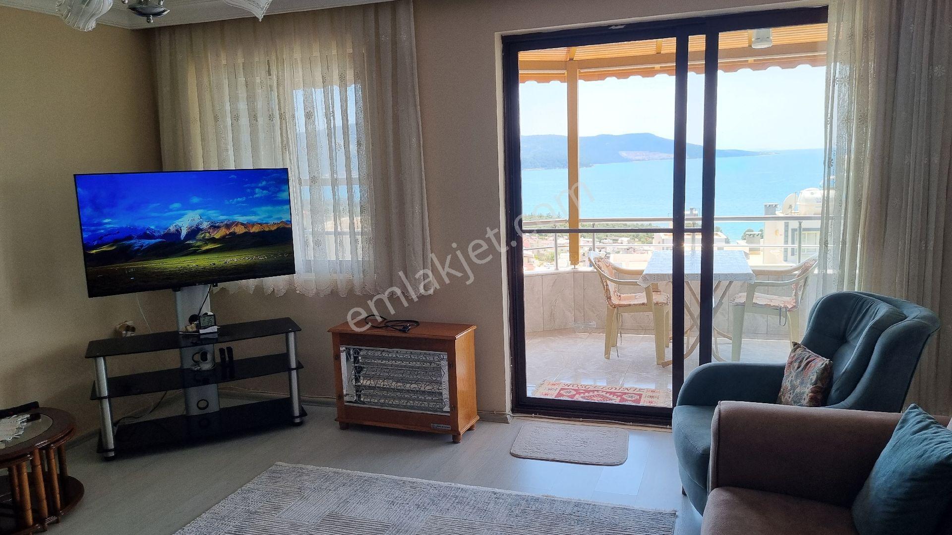 Didim Akbük De Full Deniz Manzaralı Satılık Triblex Ev - Görsel 6