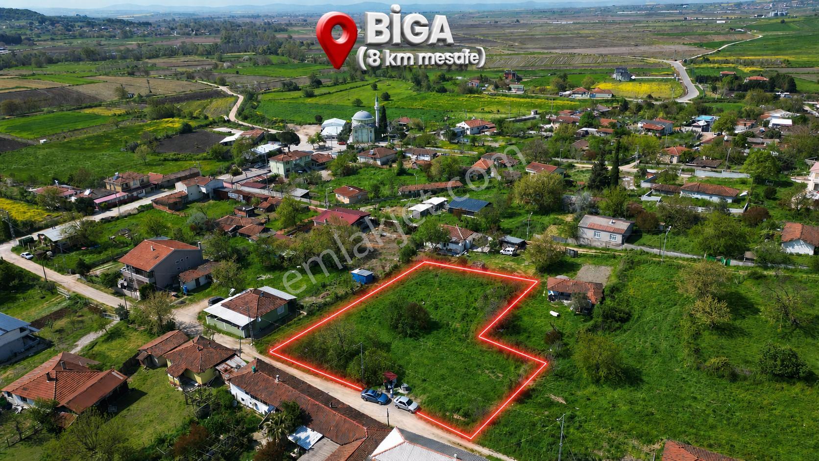 Biga Hacıköy’de 3’e Bölünebilir 1.865 M² Fırsat Arsa - Görsel 3