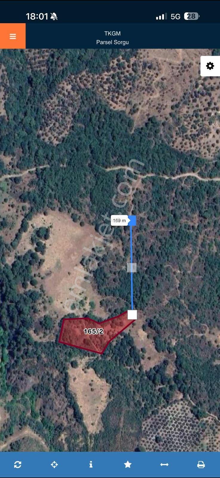 Parla'dan Havran Kocadağda 5.5 Dönüm Fırsat Tarla - Görsel 3