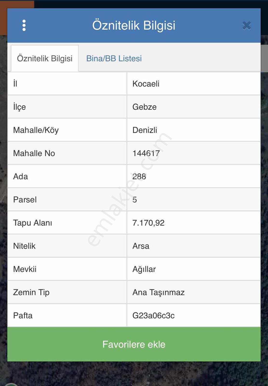 Gebze Denizliköyde 200 M2 Arsa Satılık - Görsel 2