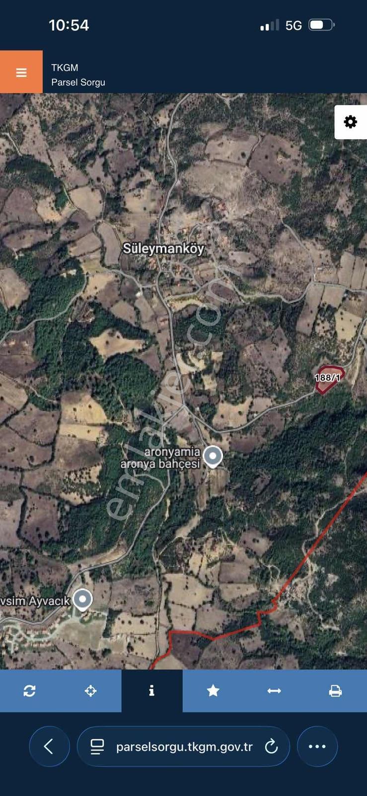 Ayvacık Süleymanköyde Asfalt Cepheli Projeye Uygun Arazi - Görsel 7