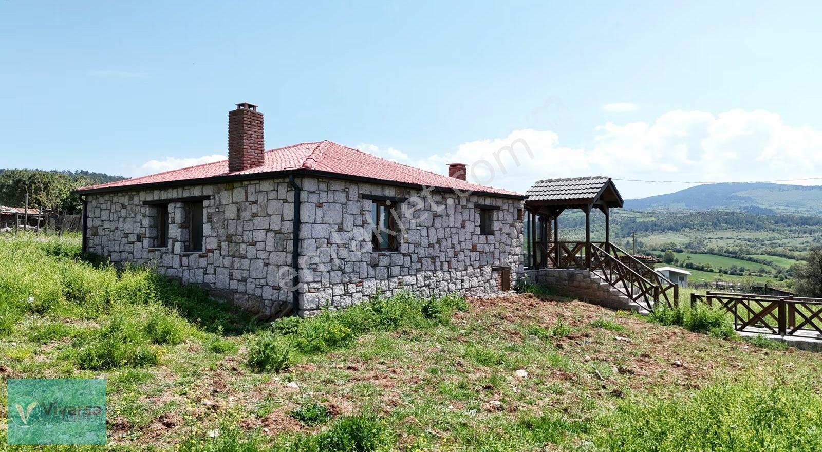 Kaz Dağları Eteğinde Bahçeli 455 M2 Arsa İçerisinde Taş Ev - Görsel 24