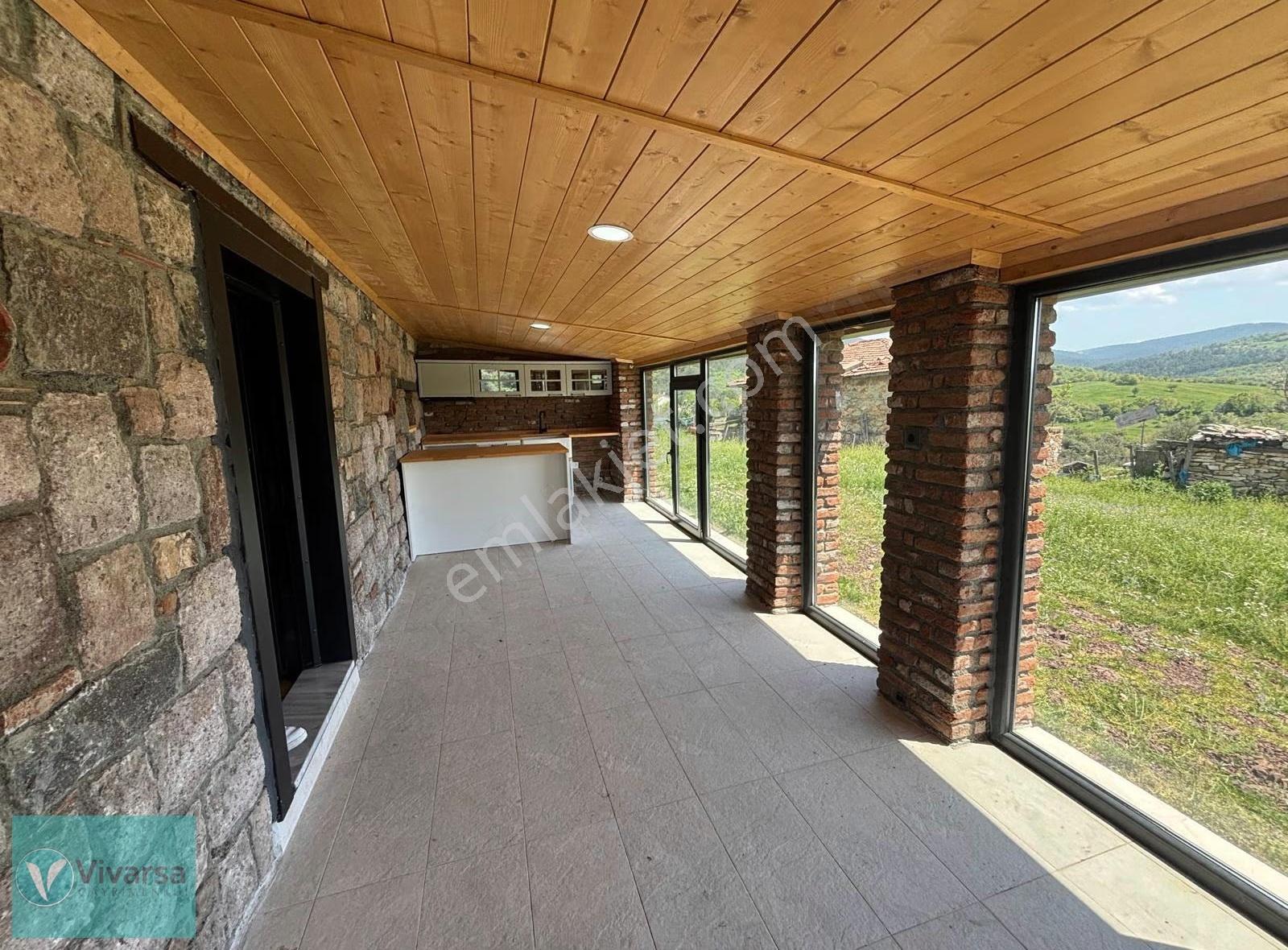 Kaz Dağları Eteğinde Bahçeli 455 M2 Arsa İçerisinde Taş Ev - Görsel 7