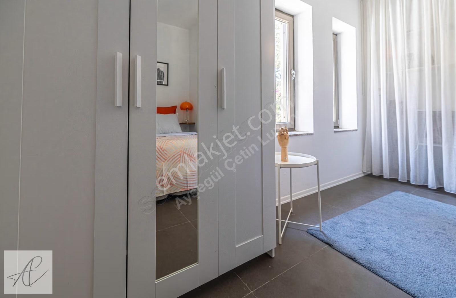 Bitez Köyiçinde 4 Aylık Kiralık Şömineli 1+1 Daire - Görsel 24