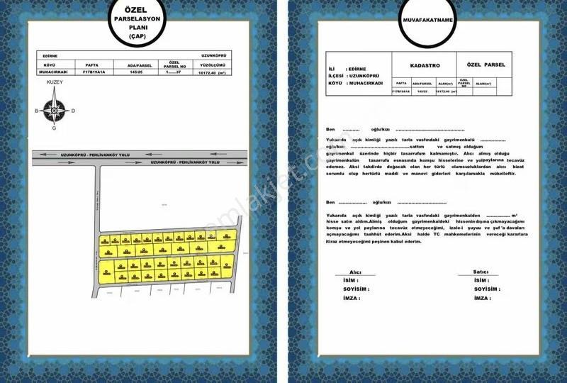 Pehlivan Köy'de 199 Bıne Vade Farkısz Elden Taksit Satılık Arsa - Görsel 4