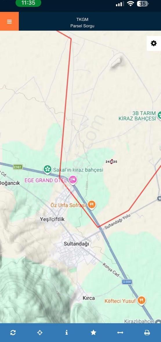 Sultandag Yatırmlık Ve Gelir Getirili İçinde Evli Kiraz Bahçesi - Görsel 10