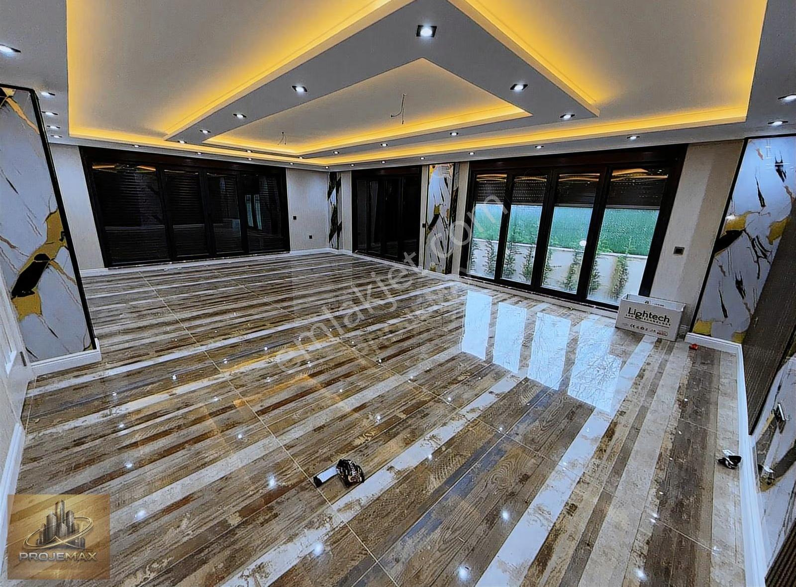Projemax'tan 10 Odalı Hamamlı Havuzlu Üst Düzey Takaslı Villa !! - Görsel 20