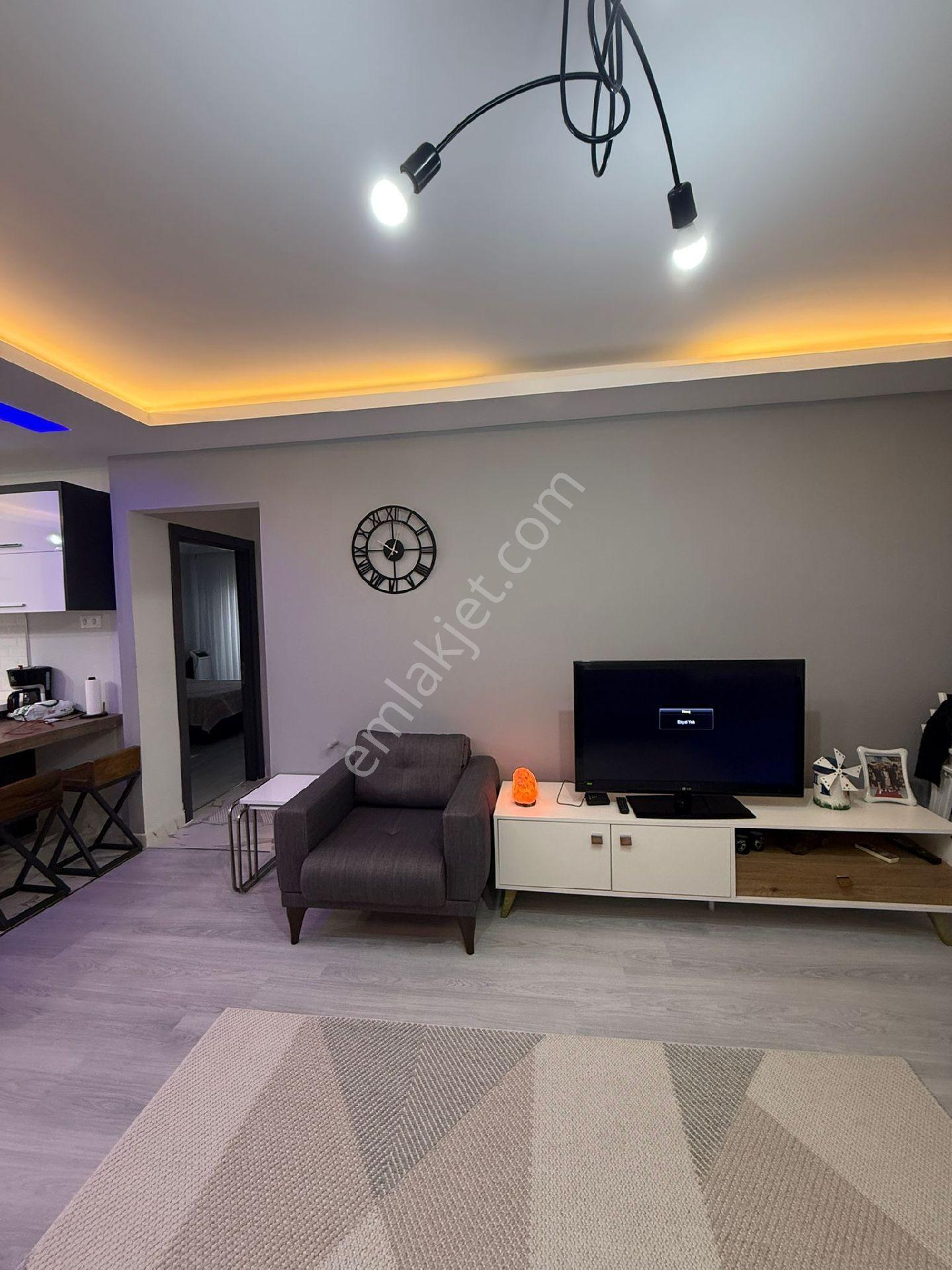 Değirmenderede Elit Havuzlu Güvenlikli Sitede 2+1 Ful Eşyalı Kiralık Daire - Görsel 2