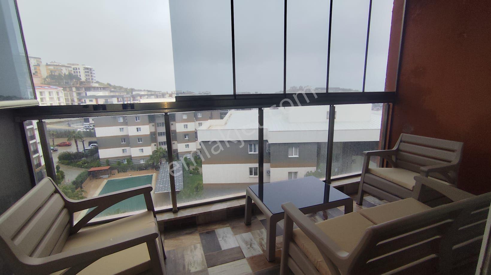 Değirmenderede Elit Havuzlu Güvenlikli Sitede 2+1 Ful Eşyalı Kiralık Daire - Görsel 26