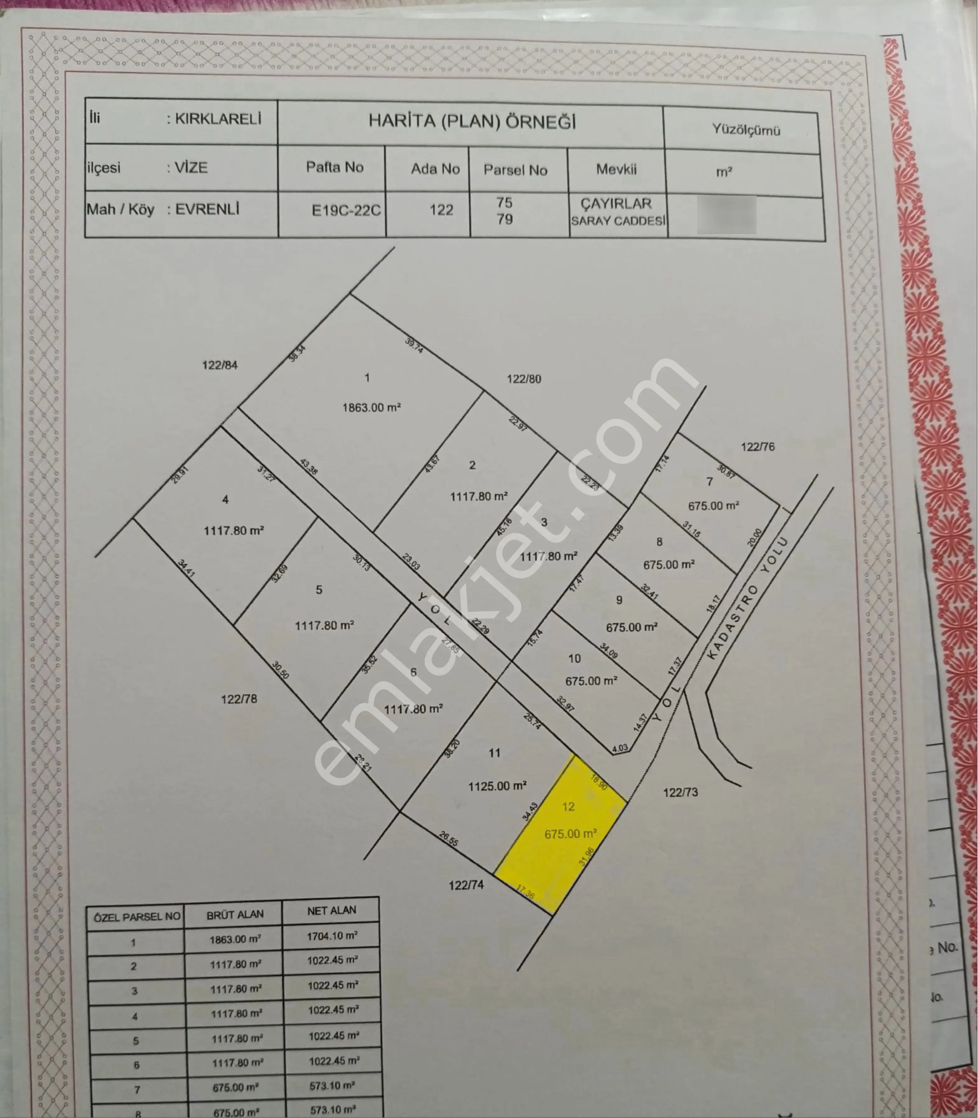 Balcity - Kırklareli Vize’de Çakıllı'ya Komşu İmar Sınırında Fırsat Parsel! - Görsel 5