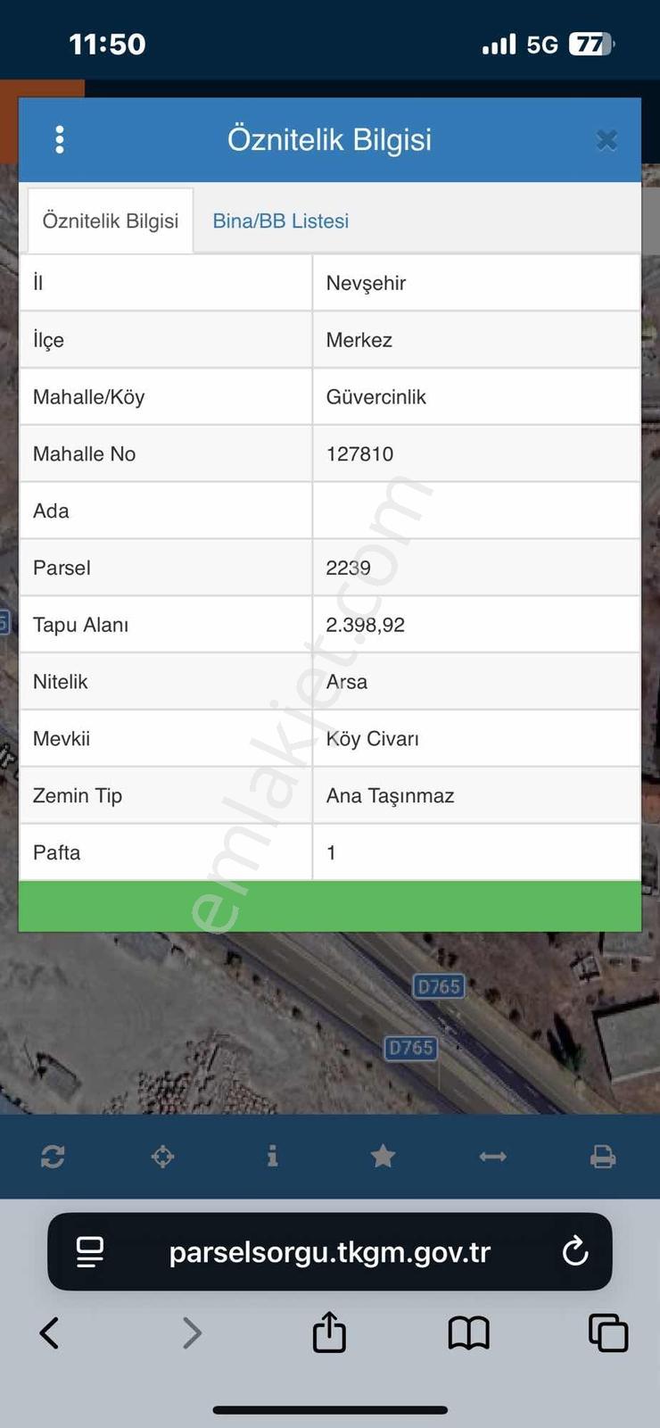 Güvercinlikte Yatırımlık 2398 Mt Arsa - Görsel 2