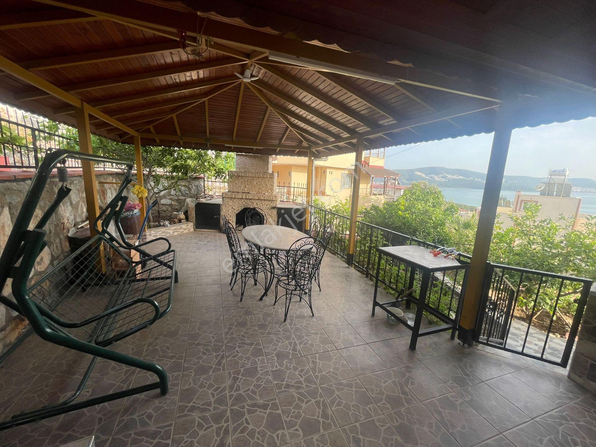 Muhteşem Deniz Manzaralı Bahçeli Önü Açık Köşe Konum Lüks Villa - Görsel 12