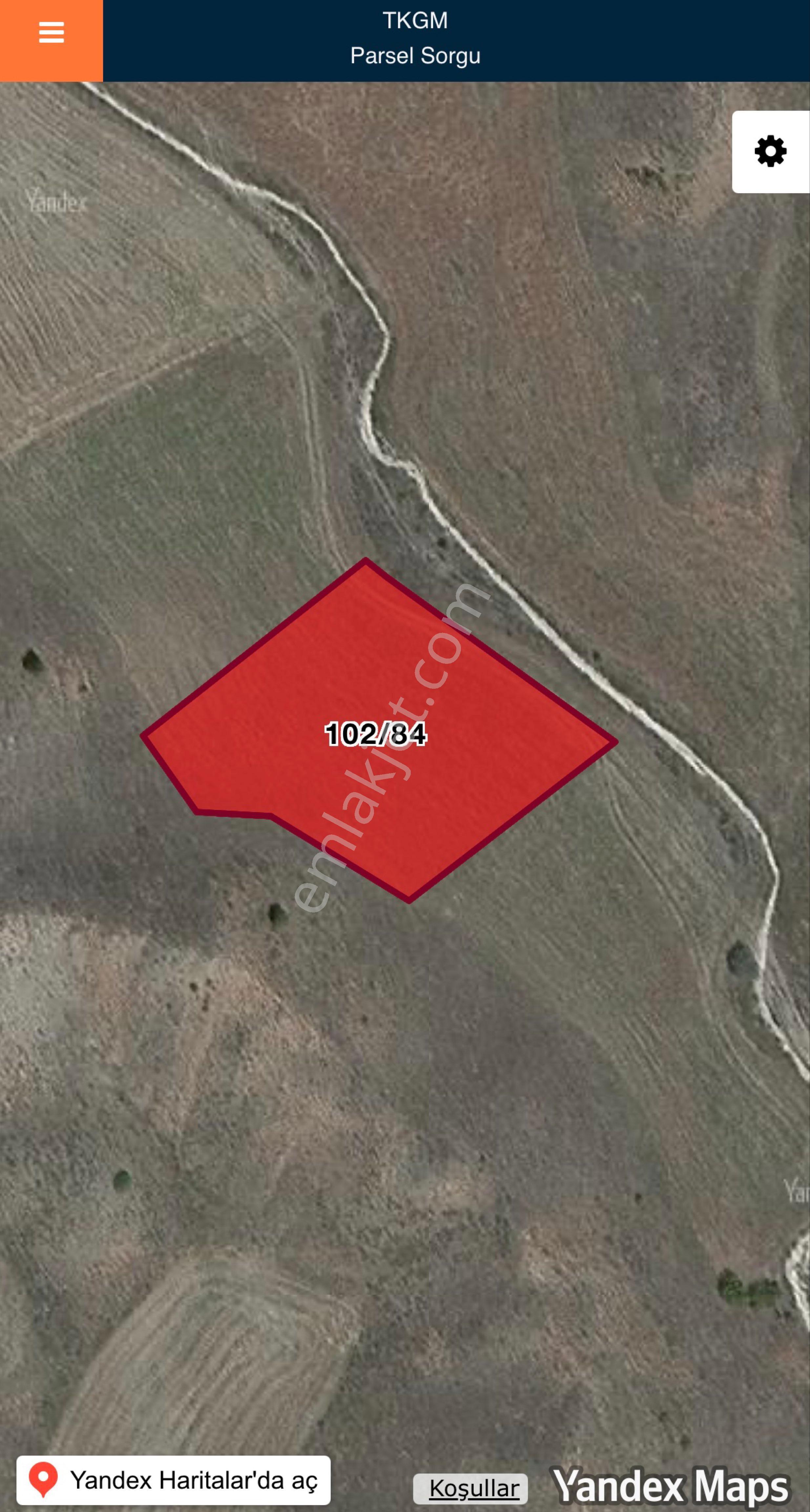Balcity - Eskişehir Mihalıççık Diközü'de Resmi Yola Cepheli 4.000 M2 Satılık Tarla - Görsel 9