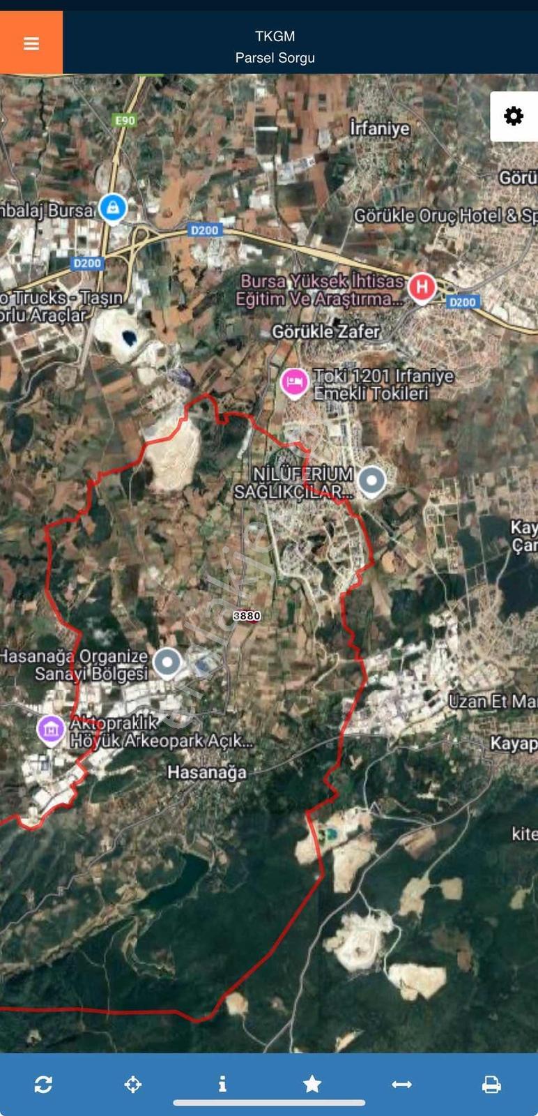 Hancı'dan Hasanağa Sanayi Planın İçinde Ana Asfalta Cephe Tarla - Görsel 5