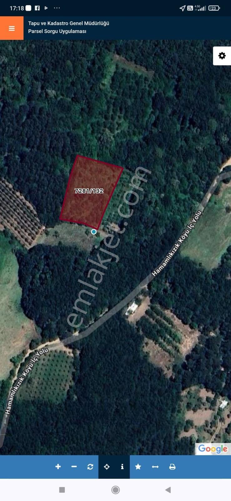 Cumalıkızık Civarı 2651 M2 Bahçe Suyu Yolu Var - Görsel 2